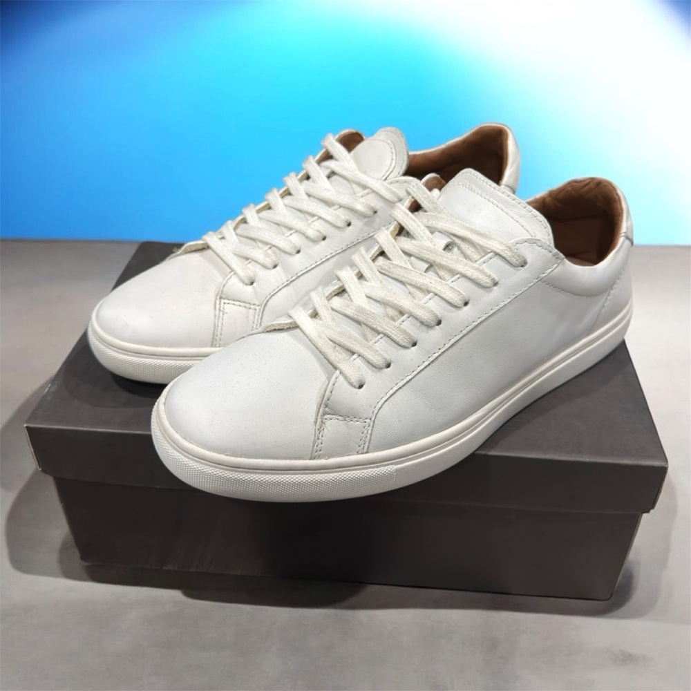 Aldo Classic White Leather Sneakers